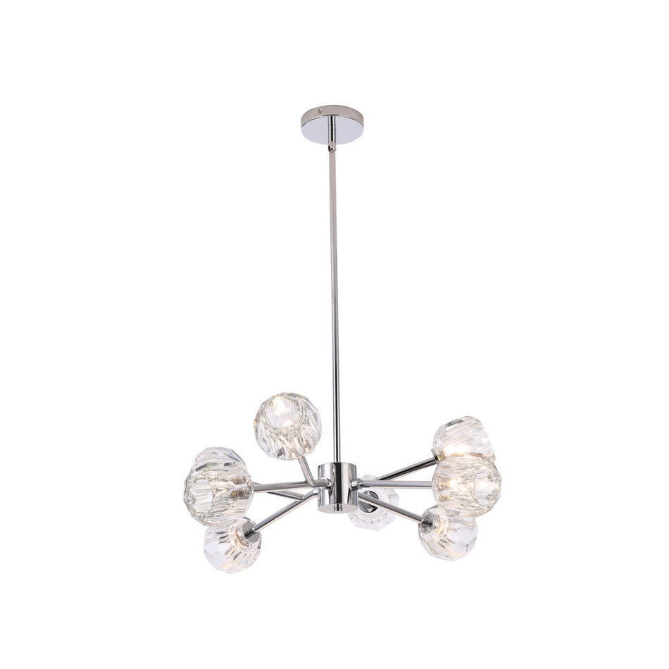 Avista Hampton Chandelier 8-Light Chrome