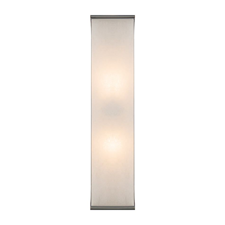 Abbott 19-in Urban Bronze/Alabaster 2 Lights Wall/Vanity by ALORA