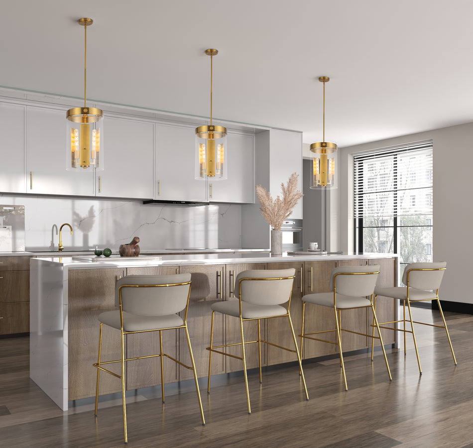 Dahlia 3 Light Pendant