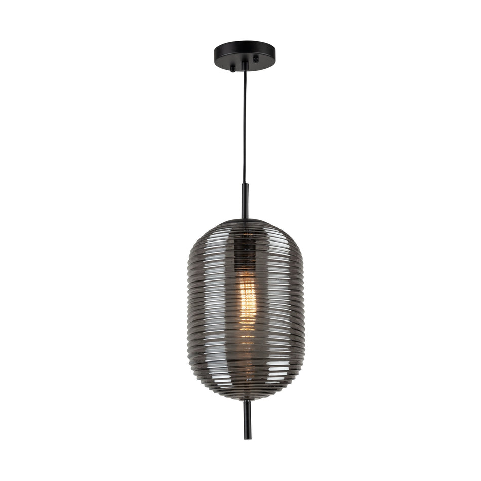 Vita Collection 1-Light Pendant Black