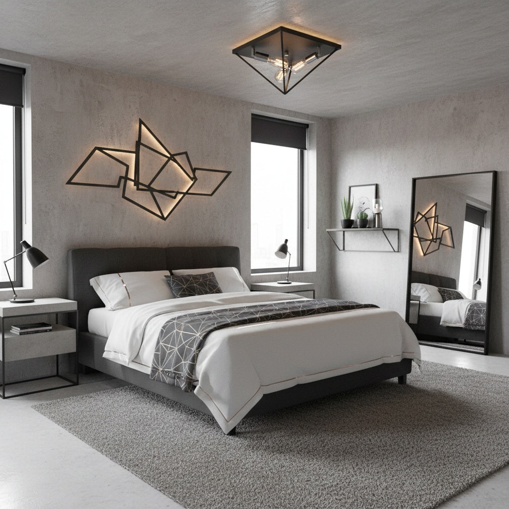 Artistry AC11113 Flush Mount Matte Black & Harvest Brass by Artcraft