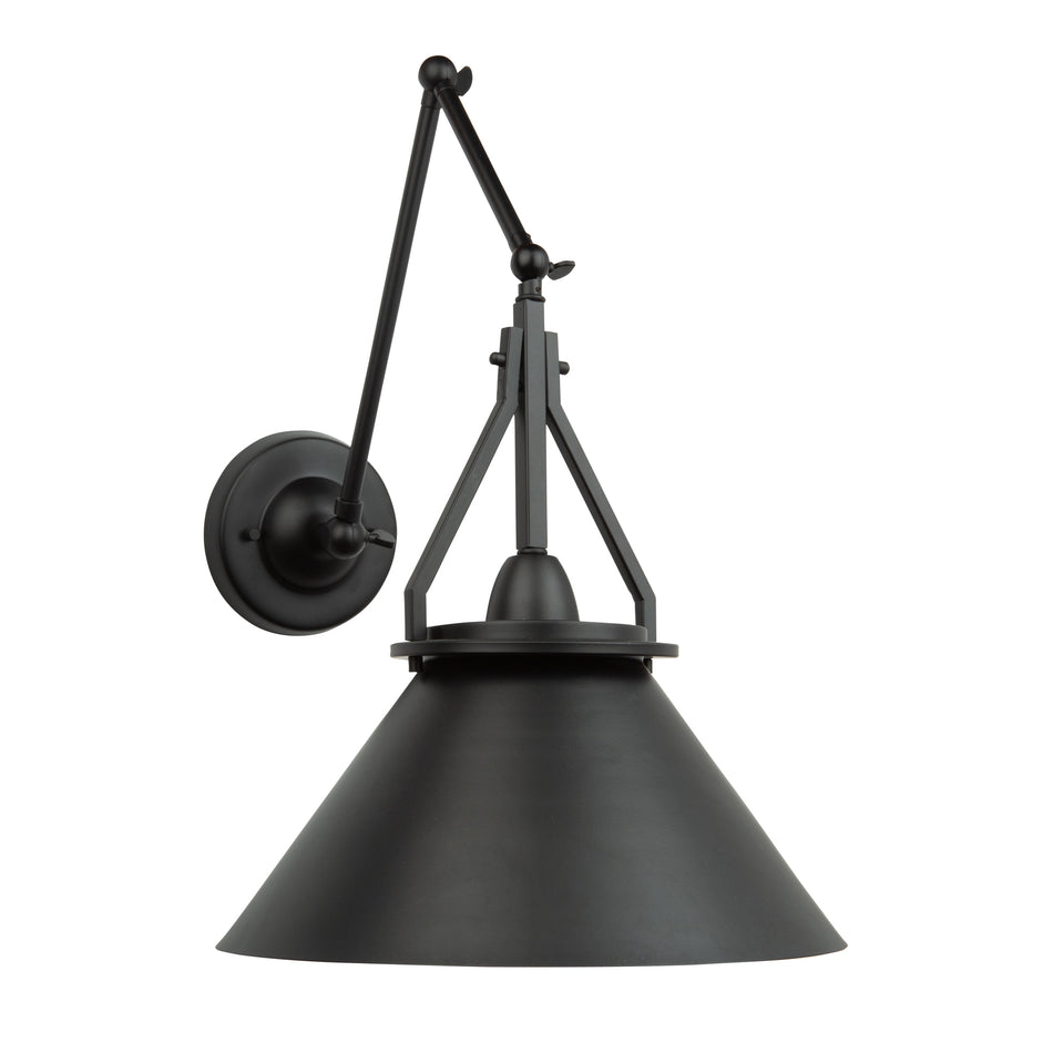 Brydon 1 Light Sconce/Pendant Black