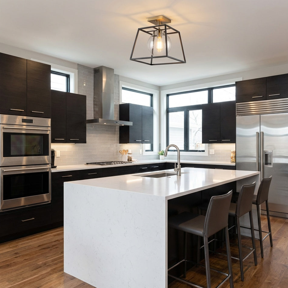 Bridegtown 1  Light Semi-Flush Mount