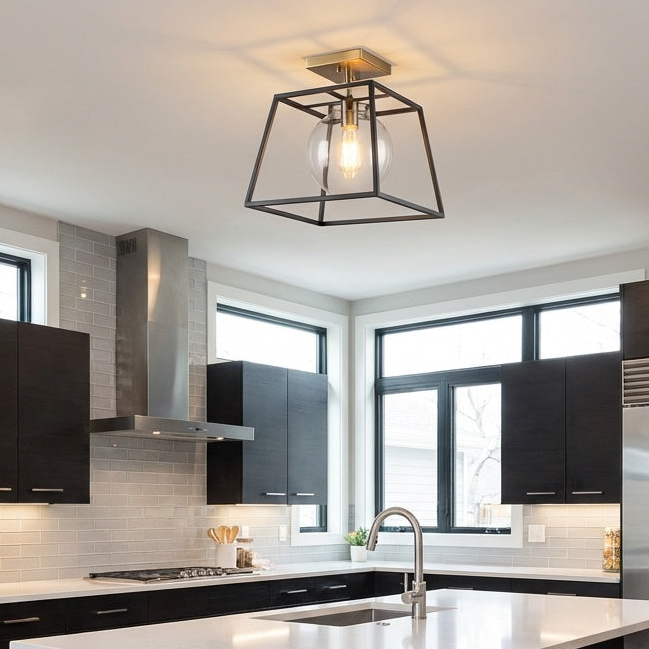 Bridegtown 1  Light Semi-Flush Mount