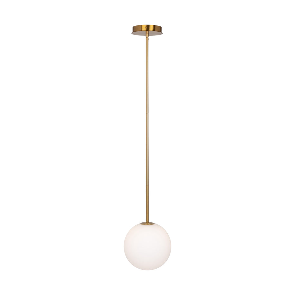 Aurelia Collection 1-Light Pendant Brass