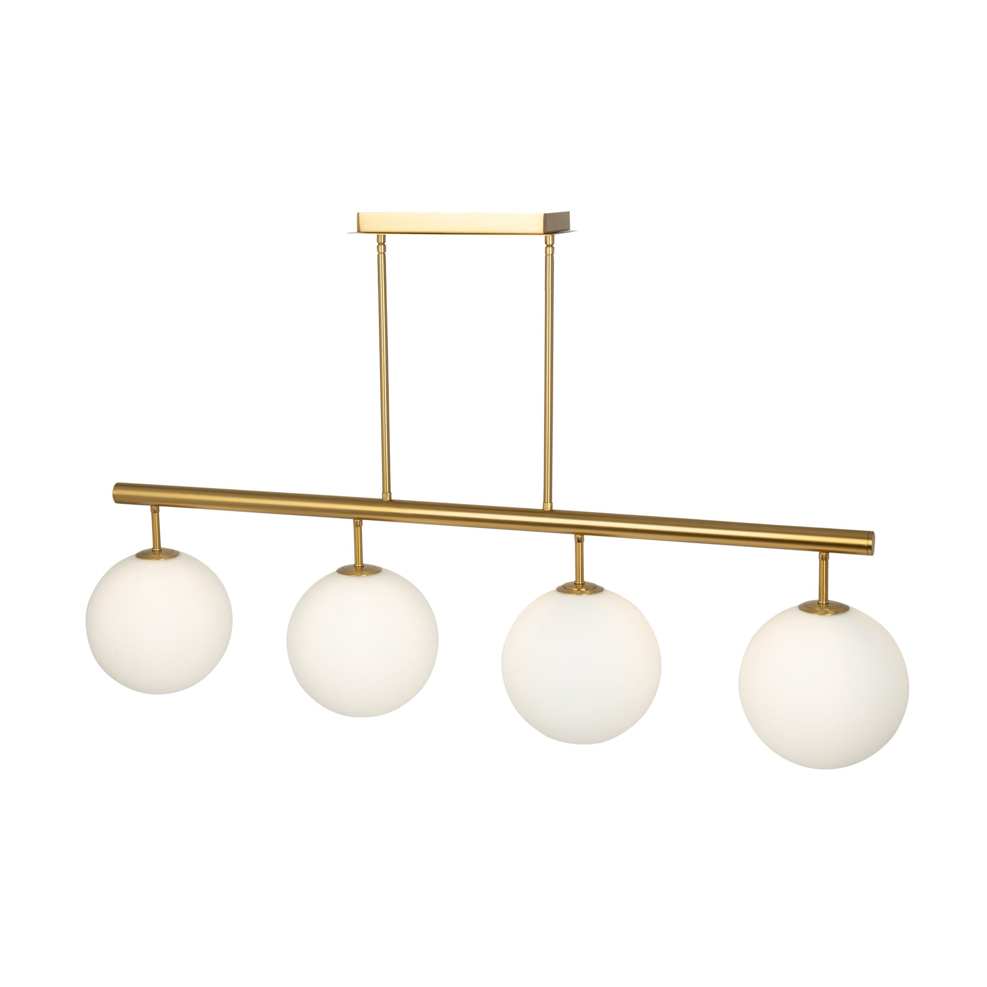 Aurelia Collection 4-Light Island/Pool Table Brass