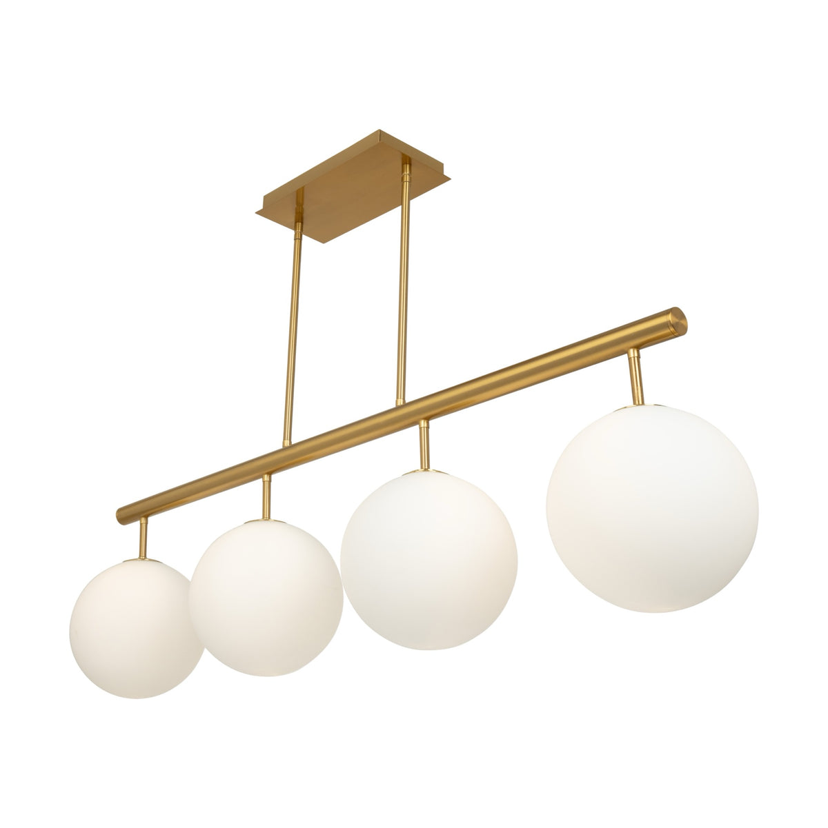 Aurelia Collection 4-Light Island/Pool Table Brass