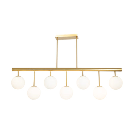Aurelia Collection 7-Light Island/Pool Table Brass