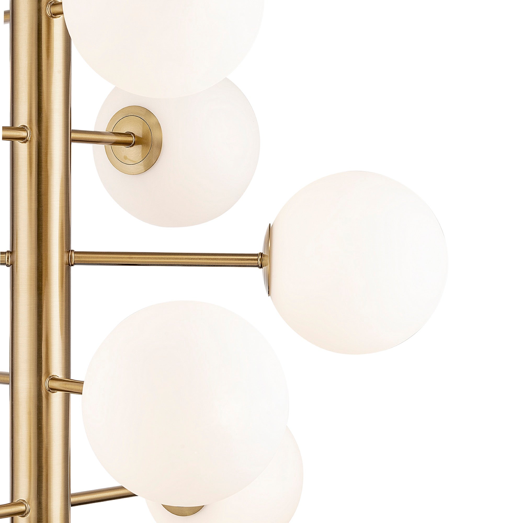 Aurelia Collection 12-Light Chandelier Brass