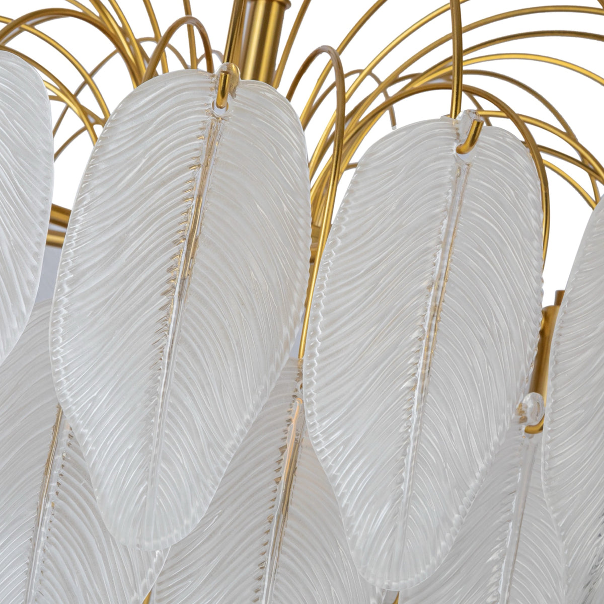 Alessia Collection 24-Light Chandelier Brushed Brass