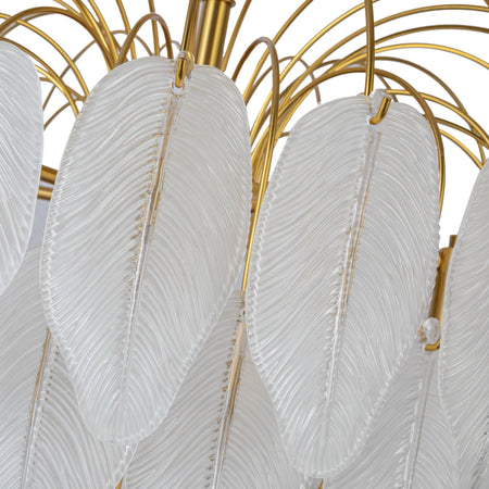 Alessia Collection 24-Light Chandelier Brushed Brass