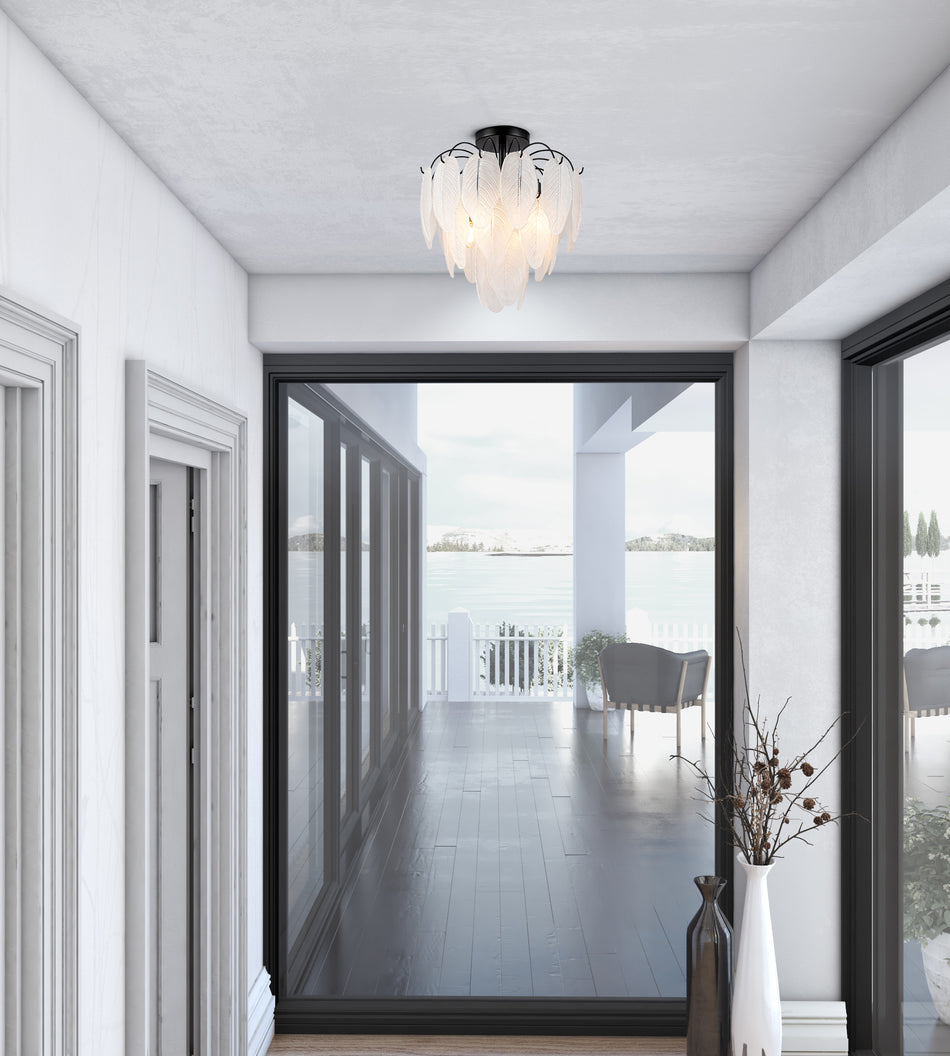 Alessia 4 Light Semi Flush Mount