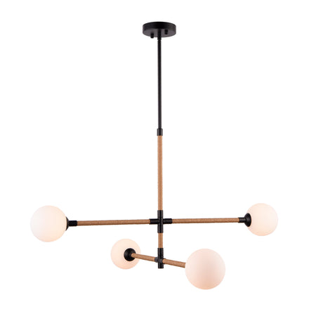 Capilano Collection 4-Light Chandelier Black