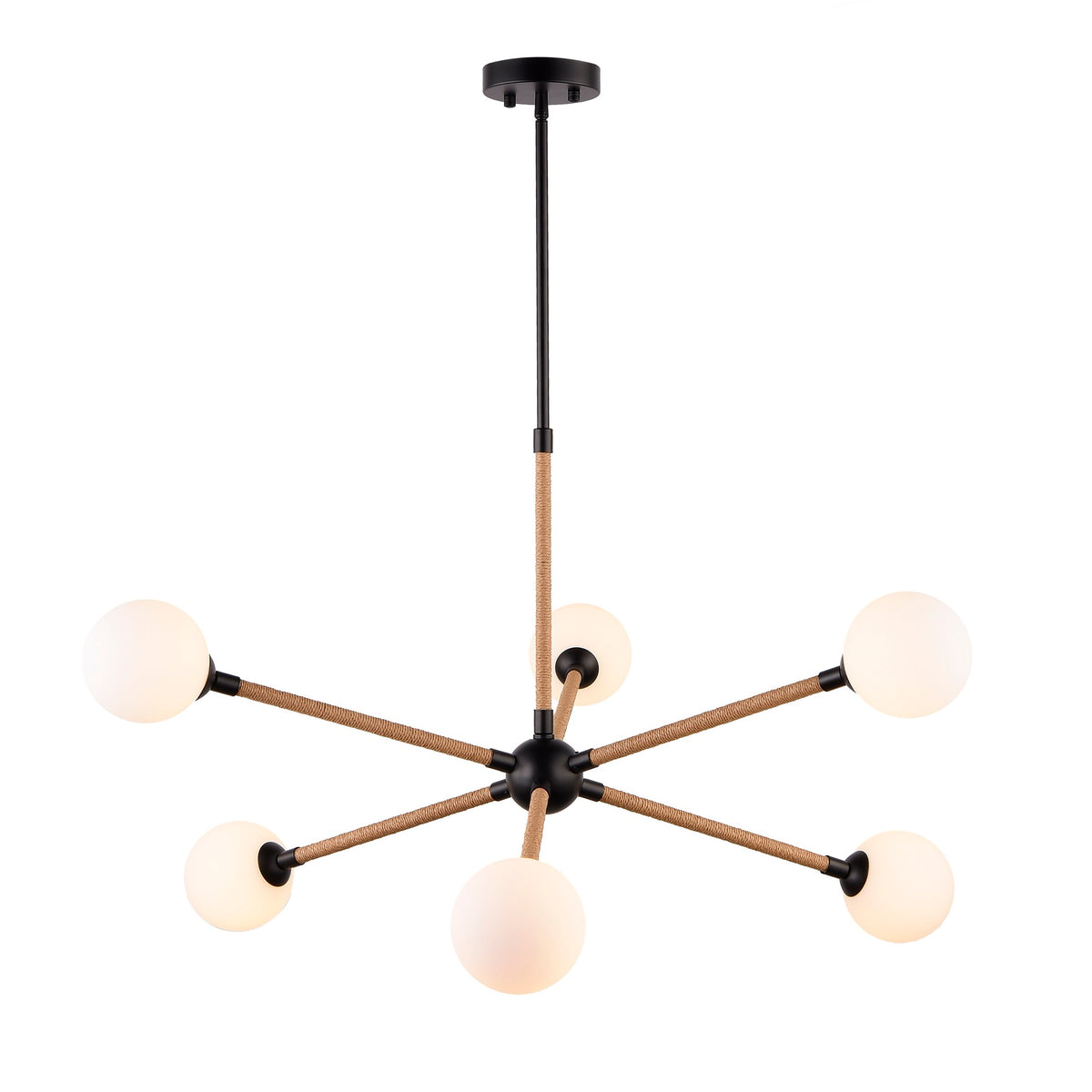 Capilano Collection 6-Light Chandelier Black