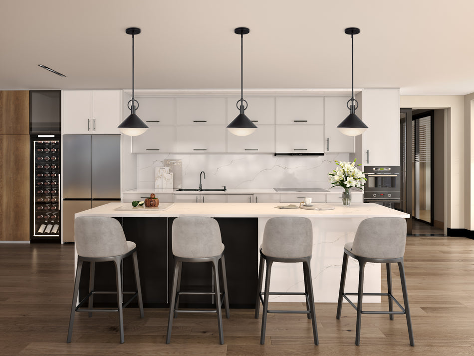 Abruzzo Collection 1-Light Pendant Black