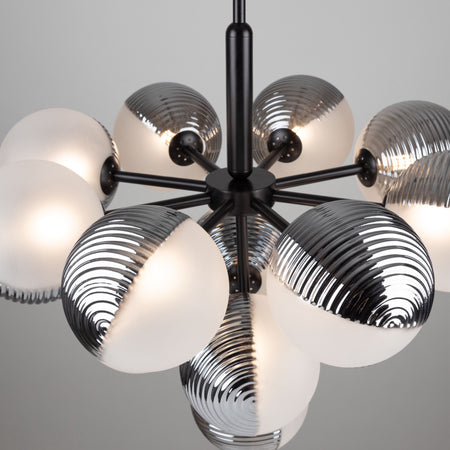 Bolla Collection 13-Light Chandelier Black