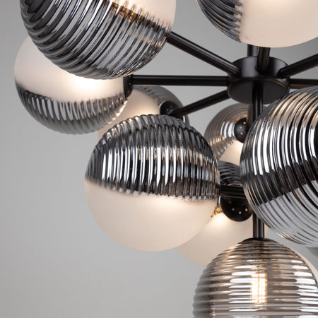 Bolla Collection 13-Light Chandelier Black