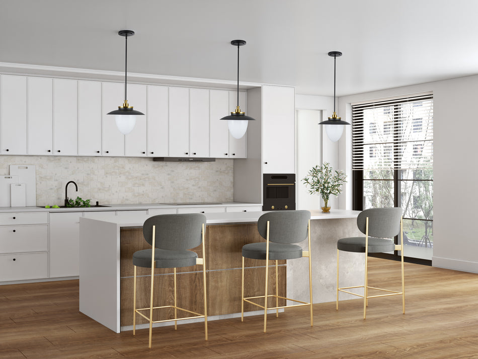 Dahlia 1 Light Pendant 15"