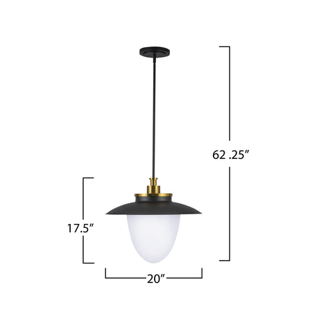 Dahlia 3 Light Pendant 20"