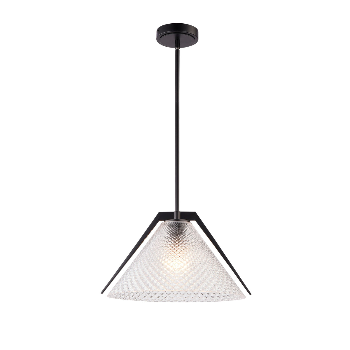Baltic Collection 1-Light Pendant Black