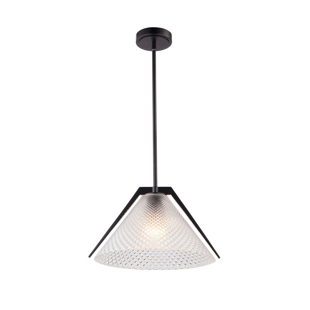 Baltic Collection 1-Light Pendant Black