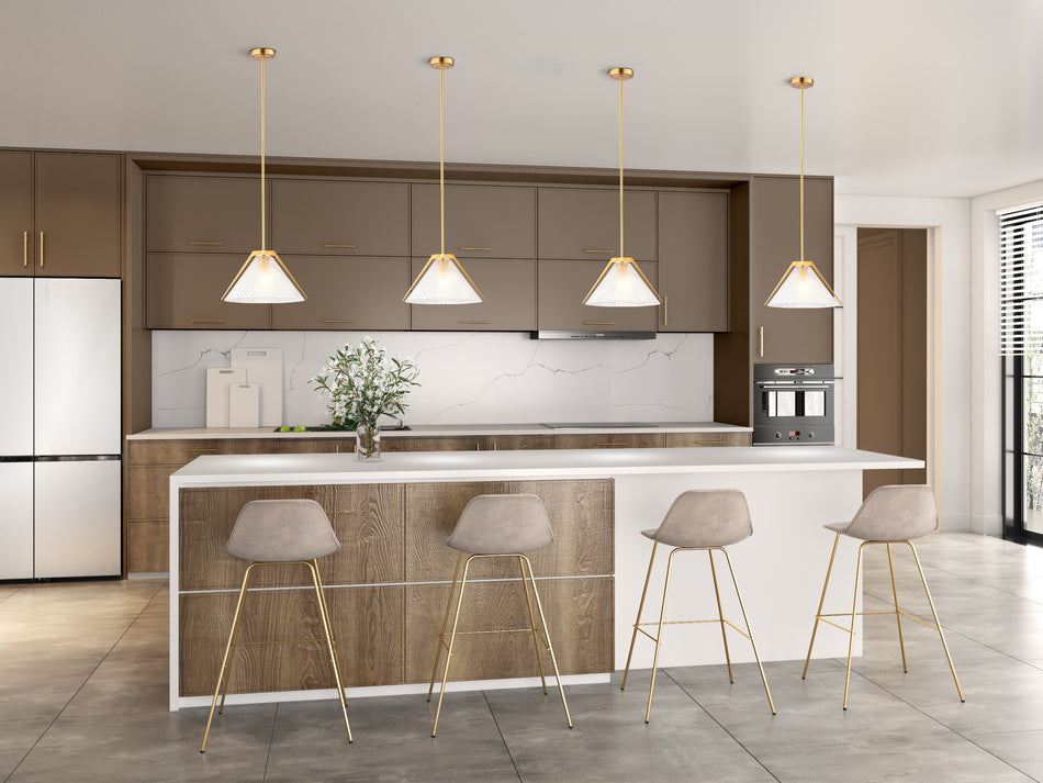 Baltic Collection 1-Light Pendant Brass