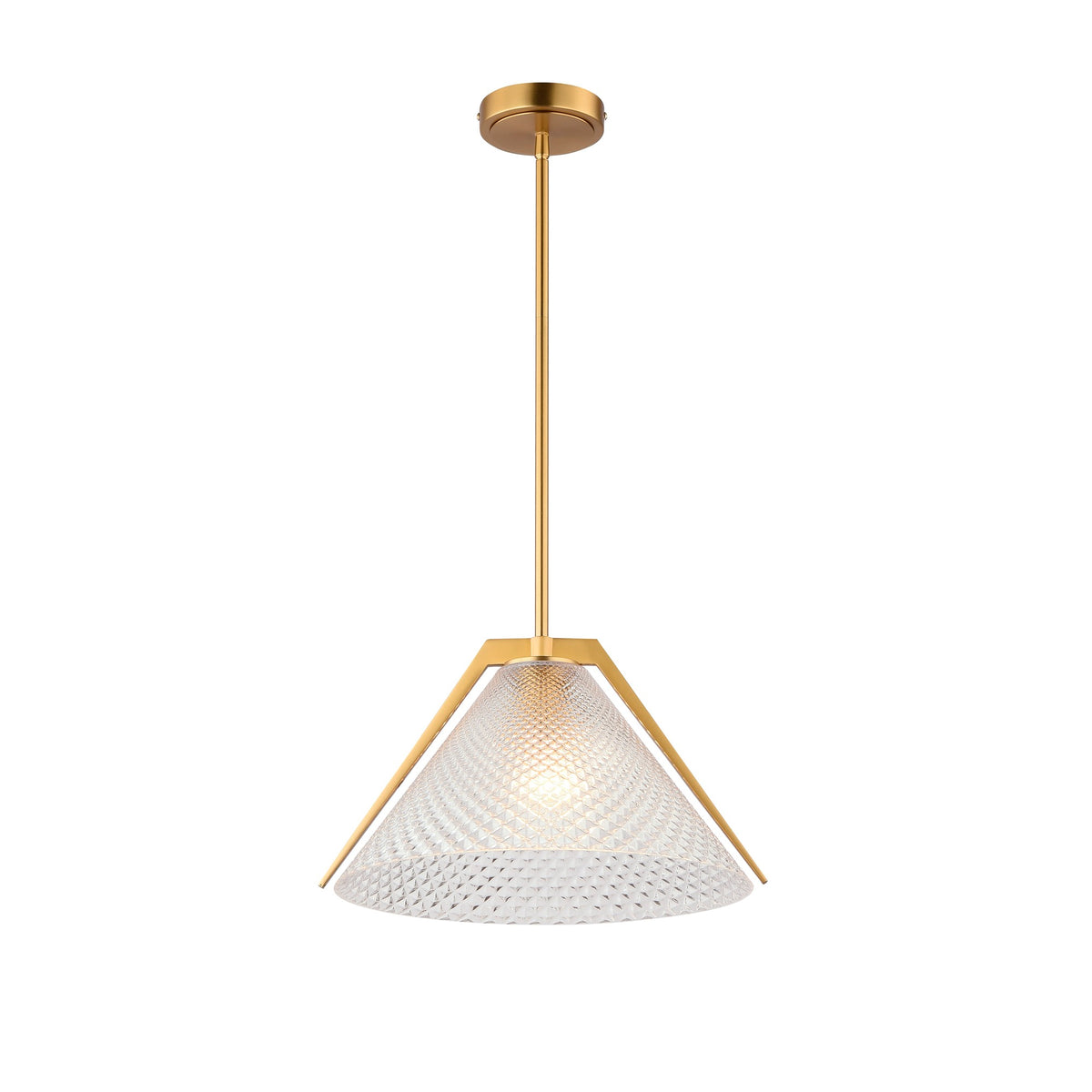 Baltic Collection 1-Light Pendant Brass
