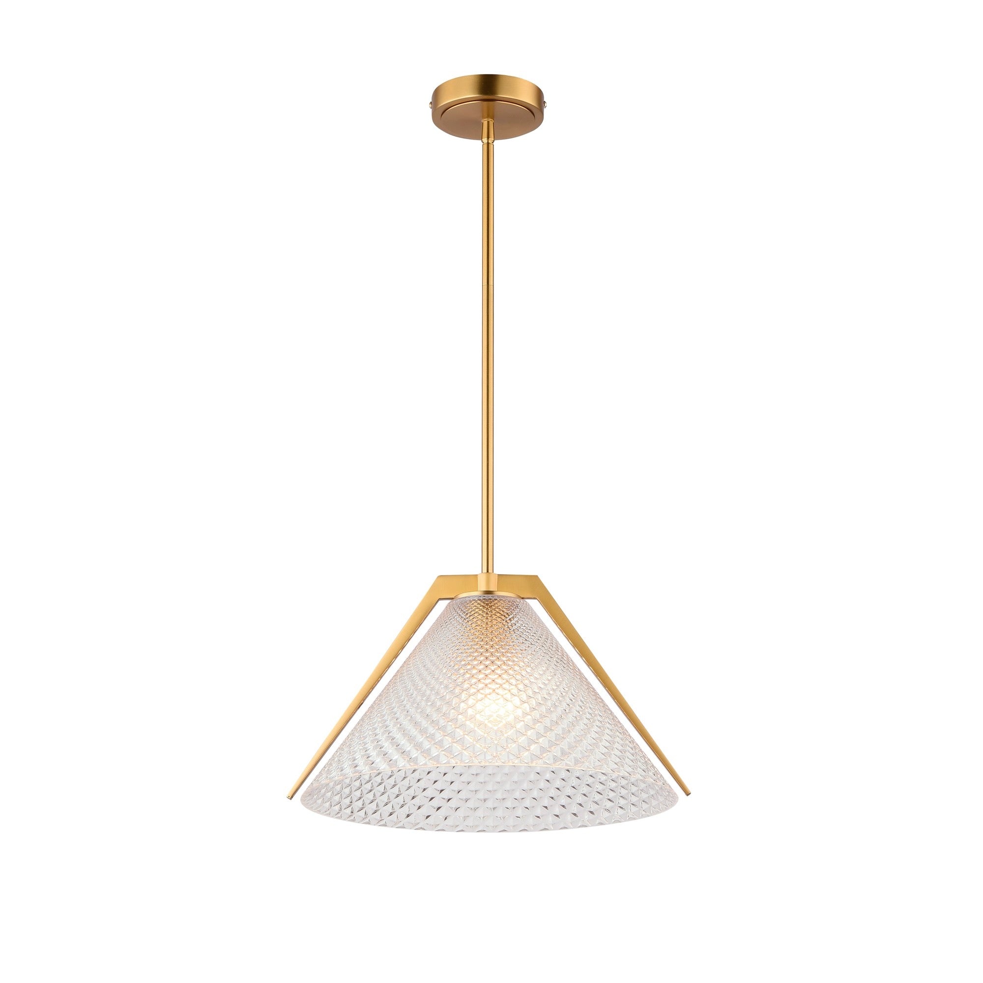 Baltic Collection 1-Light Pendant Brass