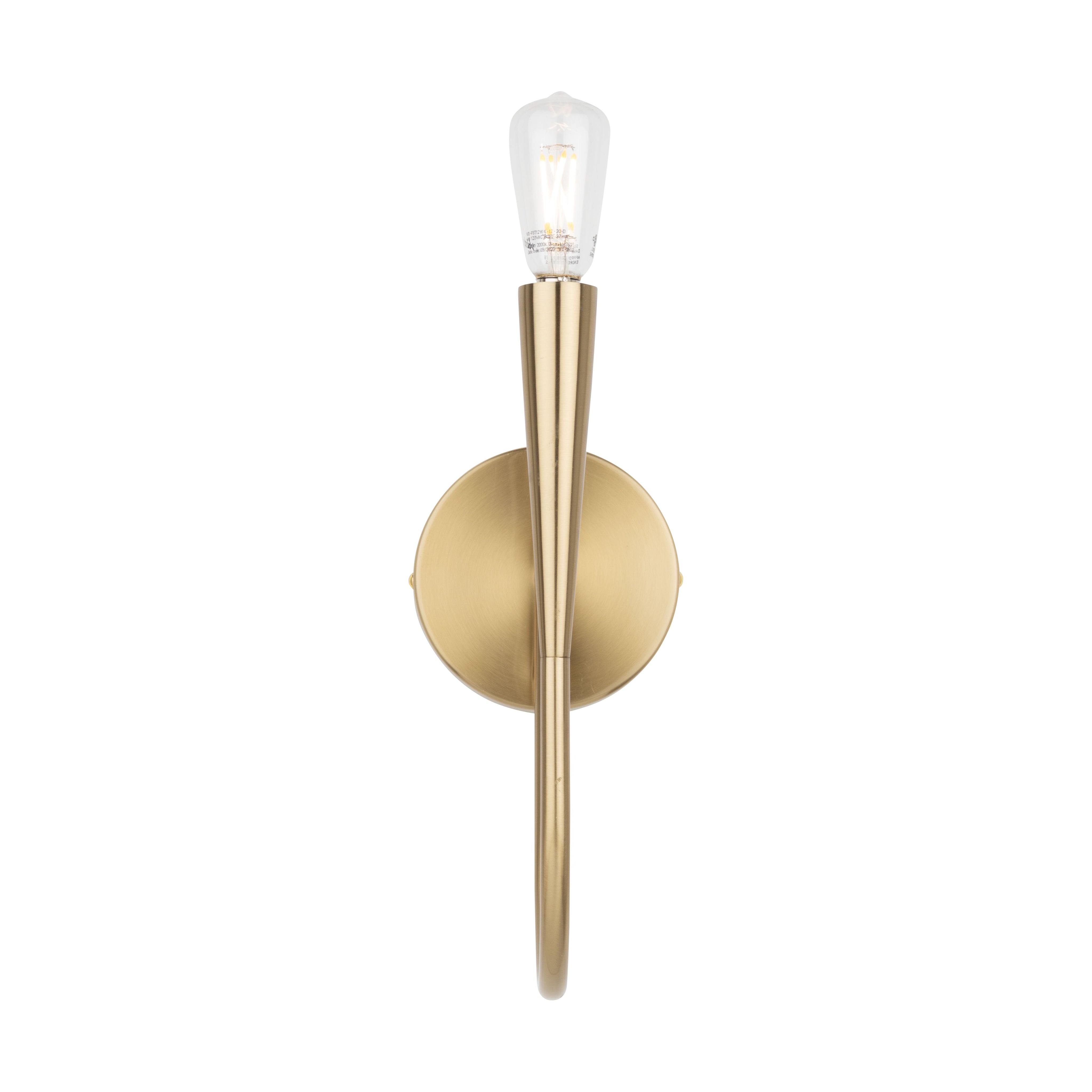 Bronte Collection 1-Light Sconce Brass