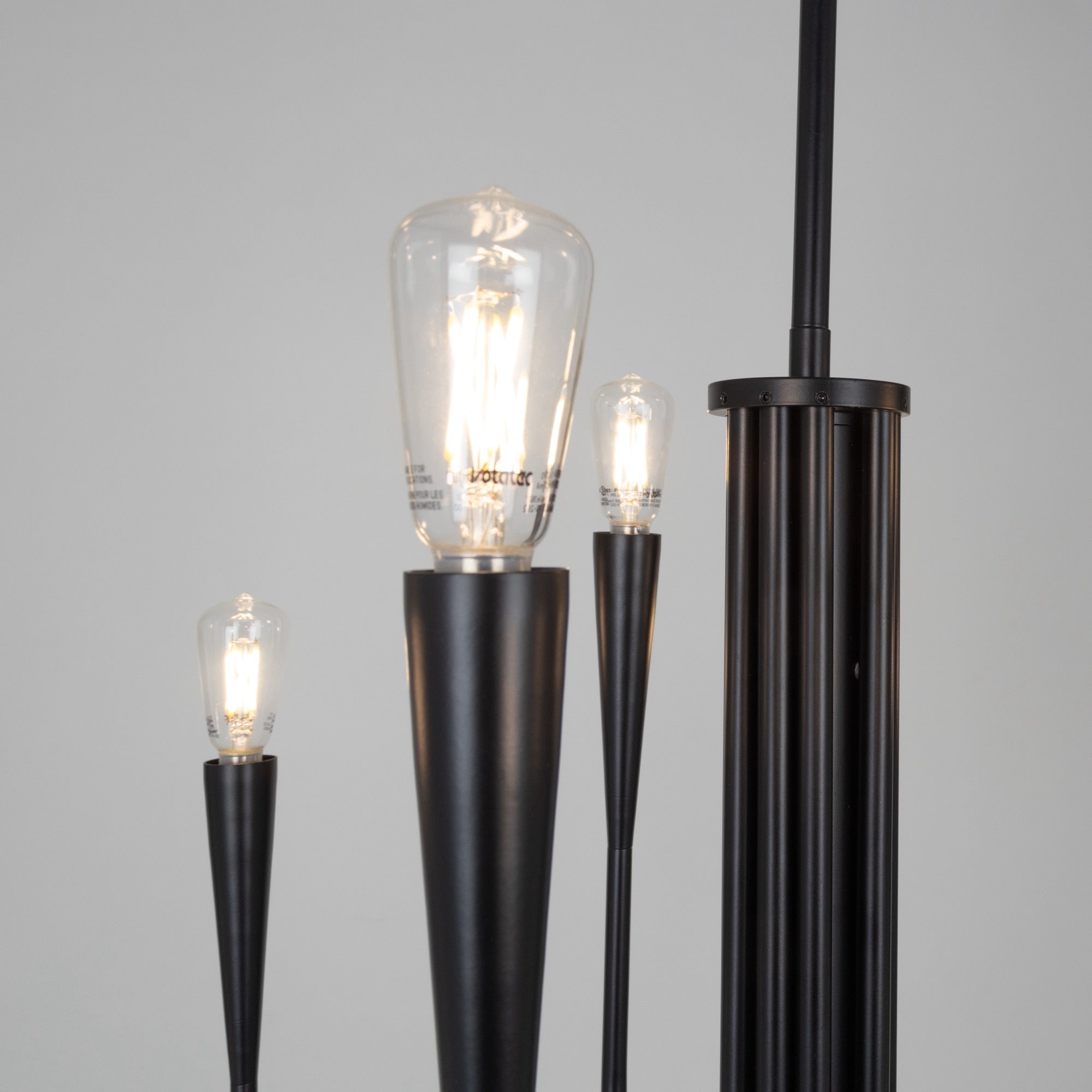 Bronte Collection 9-Light Chandelier Black