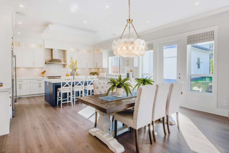 Bloom Collection 15-Light Chandelier Brass