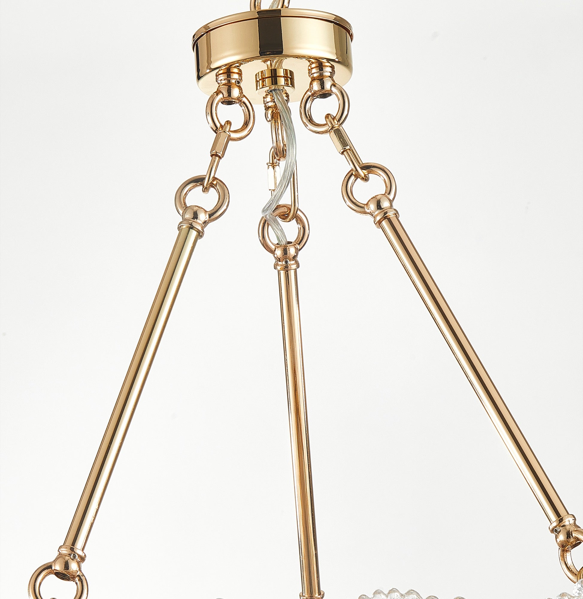 Bloom Collection 15-Light Chandelier Brass
