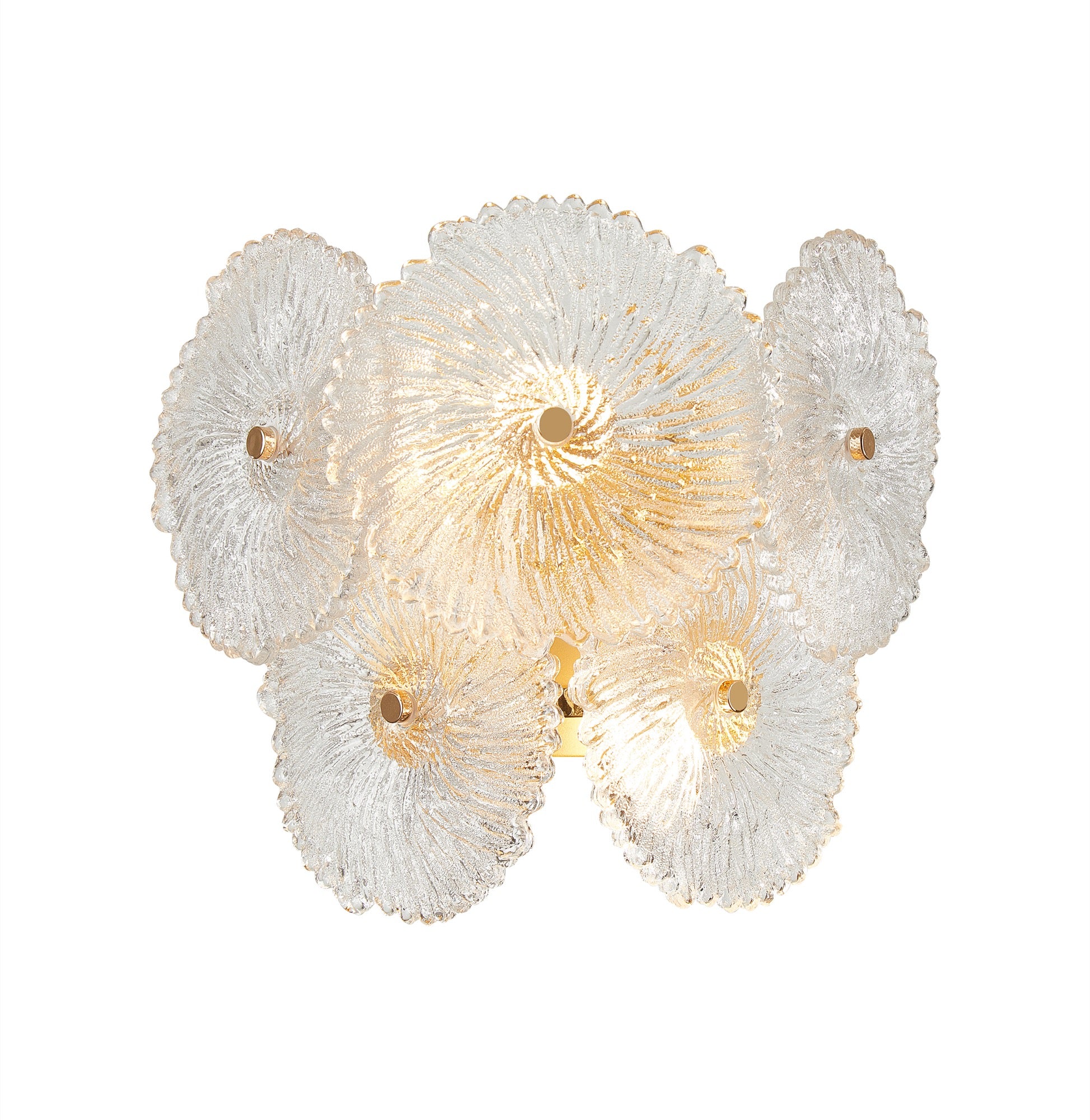 Bloom Collection 2-Light Sconce Brass