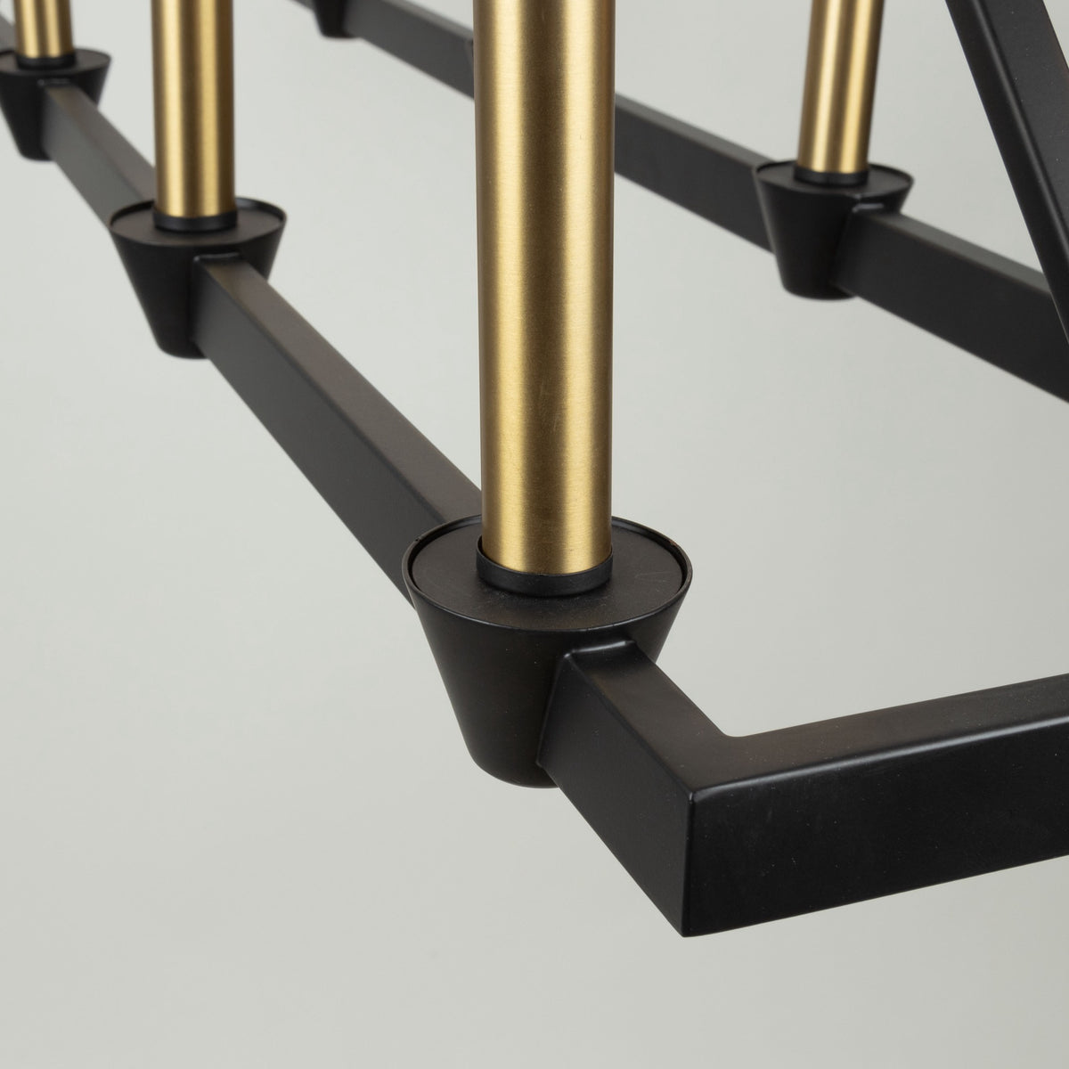 Notting Hill Collection 10-Light Island/Pool Table Black and Brushed Brass
