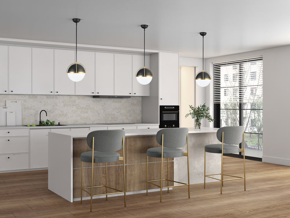 Dahlia 1 Light Pendant 15.4"