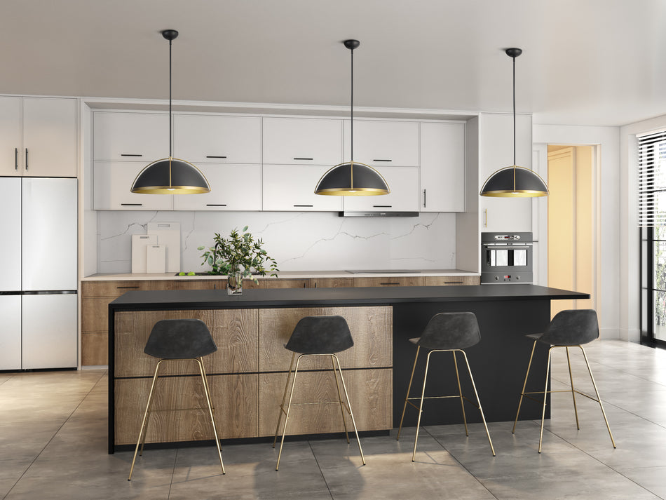 Dahlia 1 Light Pendant 17.6"