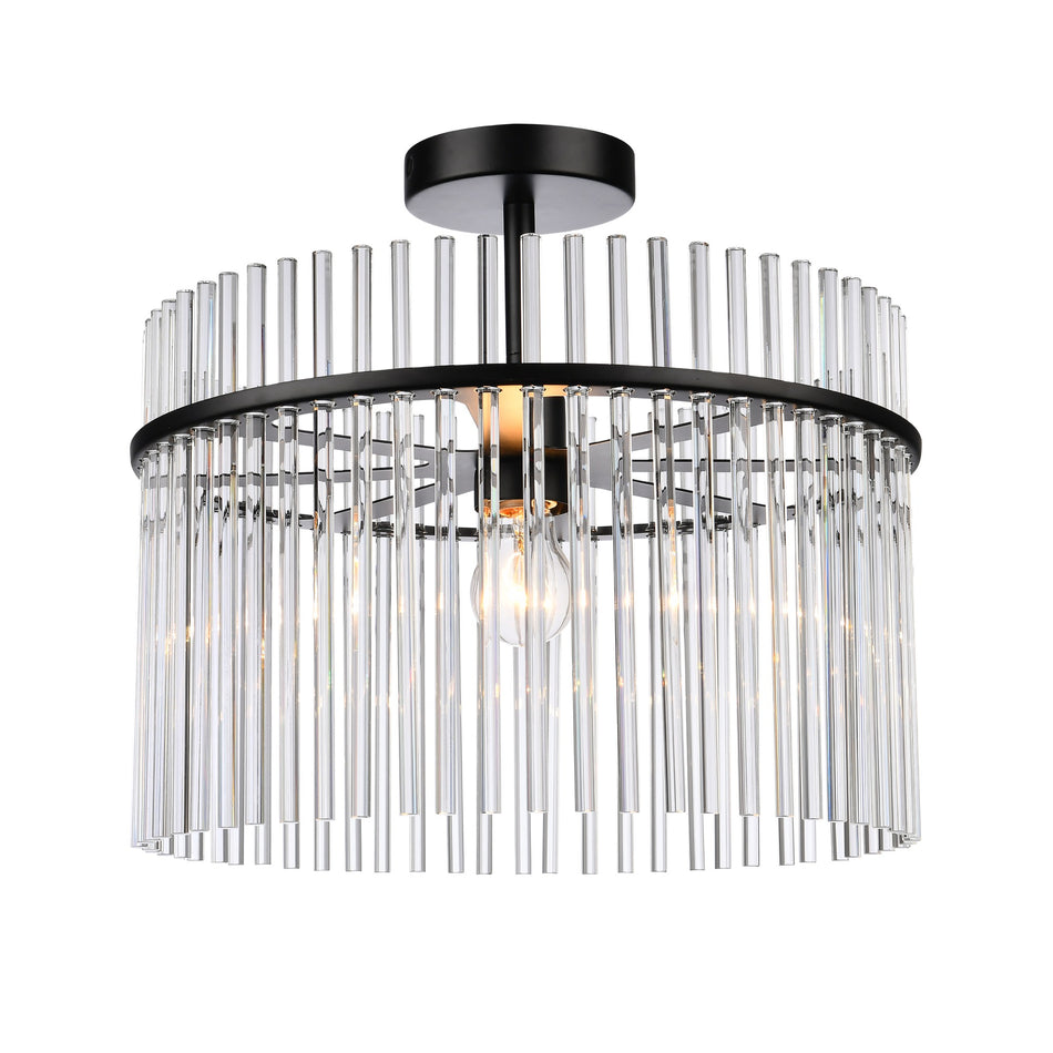 Ava 1 Light Semi Flush Mount