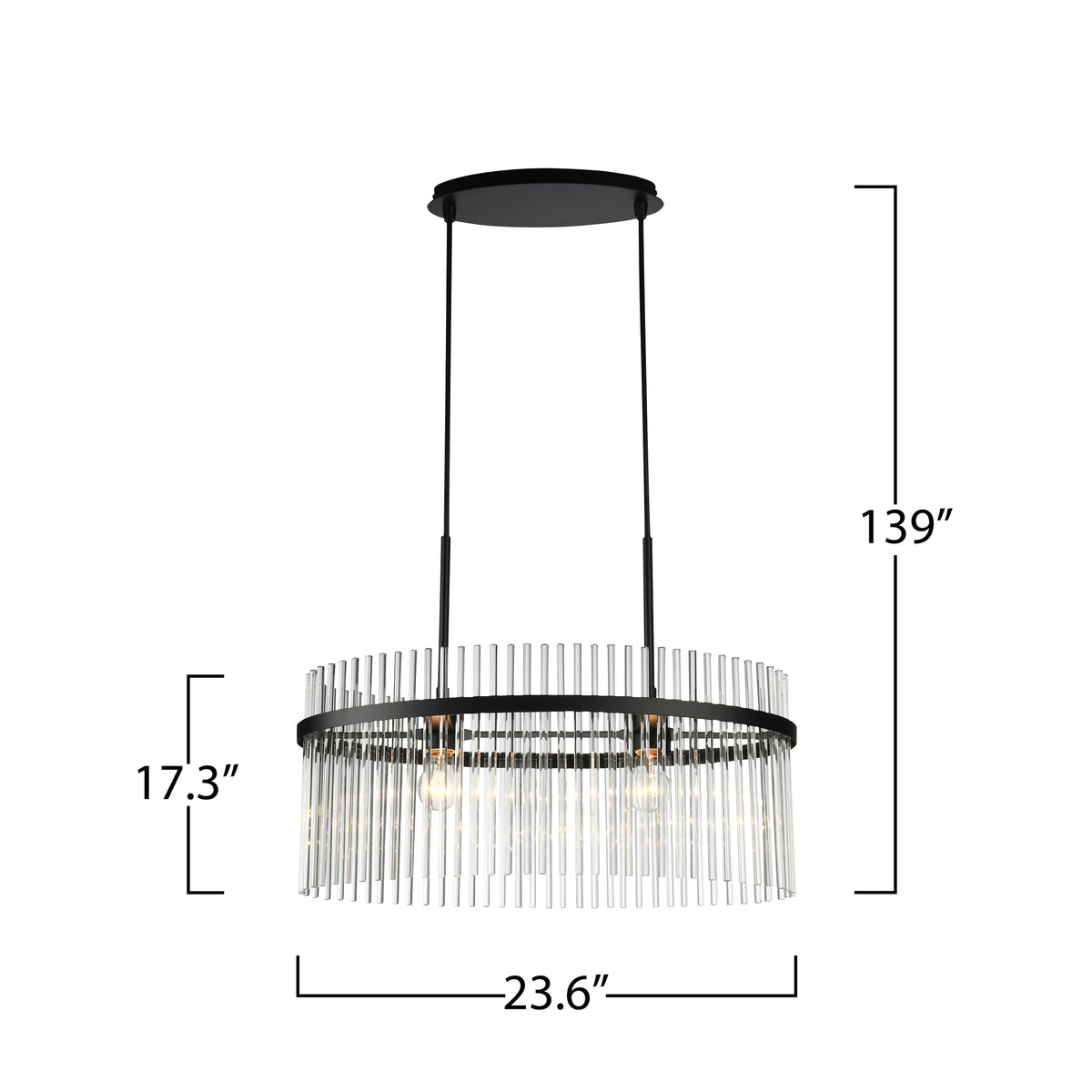 Ava 2 Light Chandelier