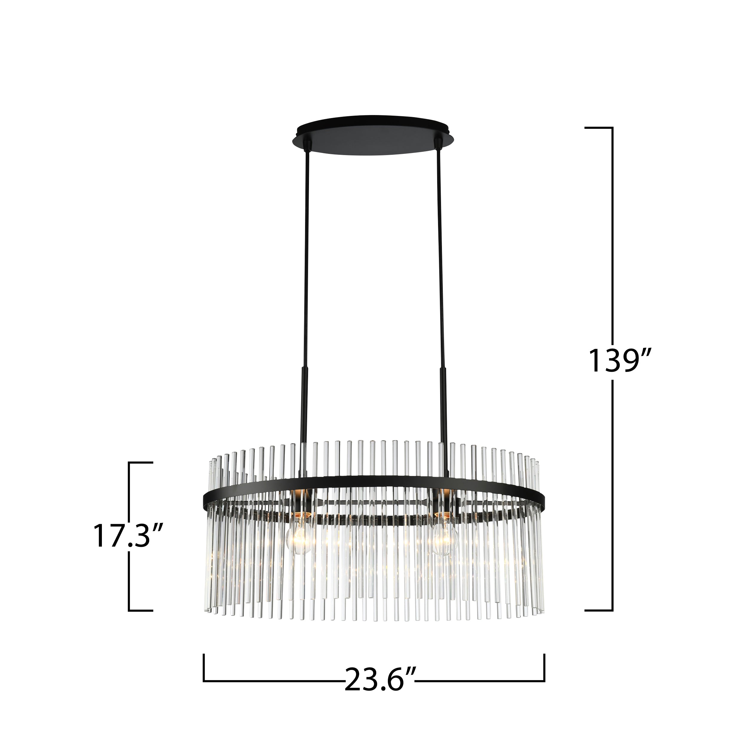 Ava 2 Light Chandelier