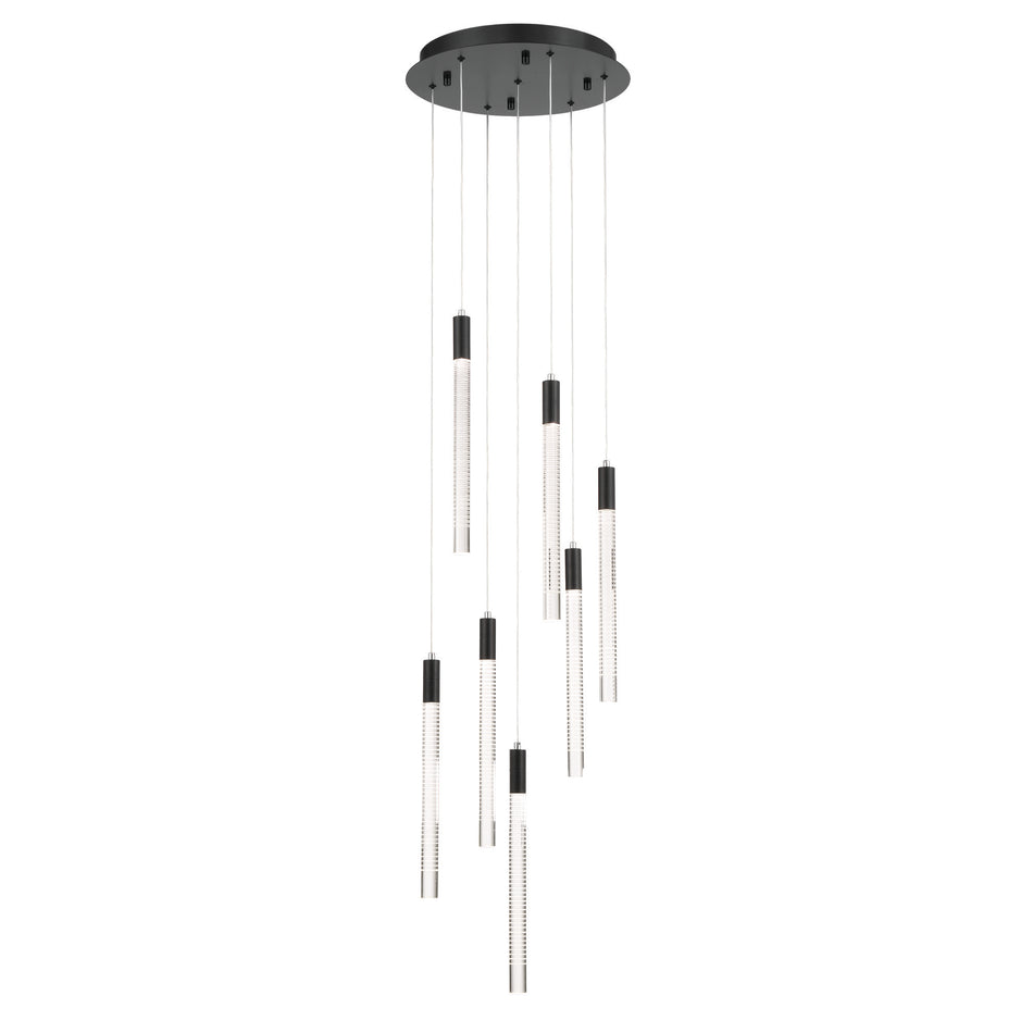 Celine 7 Light Integrated LED Chandelier