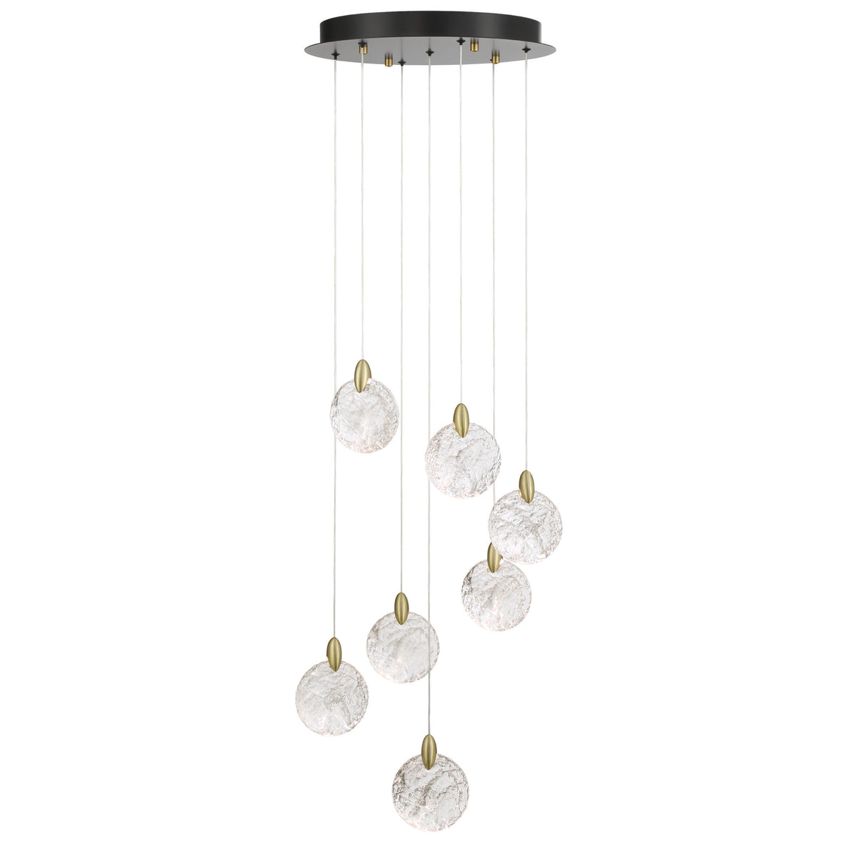 Snowflake 7 Light Integrated LED Chandelier
