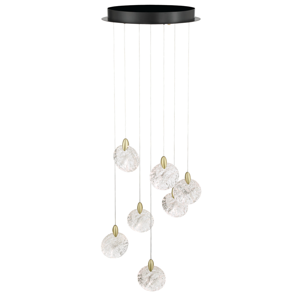 Snowflake 7 Light Integrated LED Chandelier