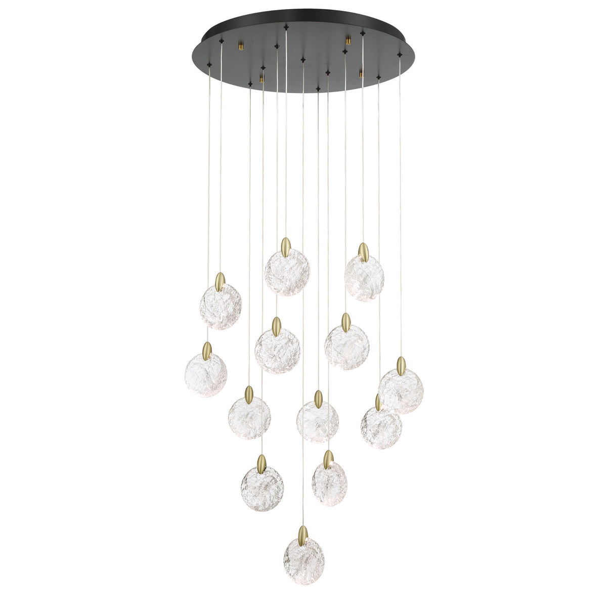 Snowflake 13 Light Integrated LED Chandelier