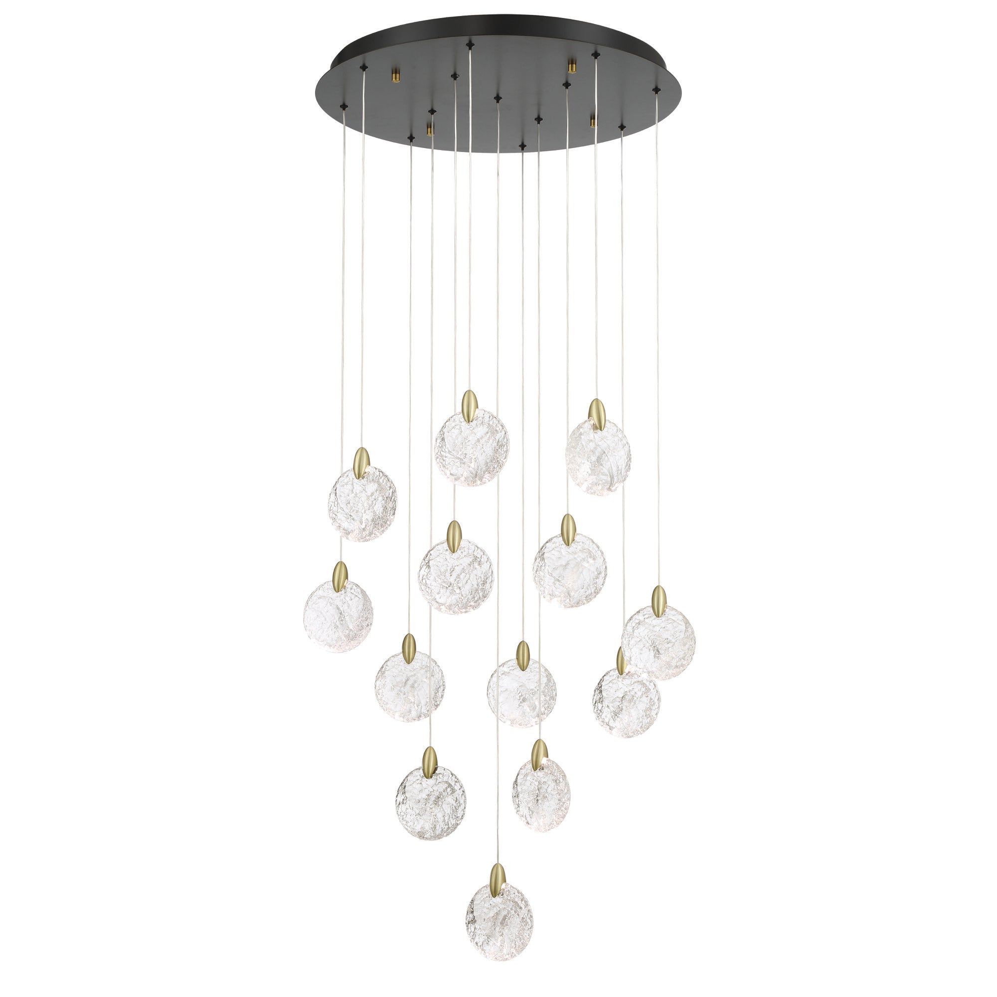 Snowflake 13 Light Integrated LED Chandelier