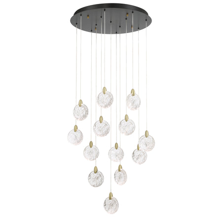Snowflake 13 Light Integrated LED Chandelier