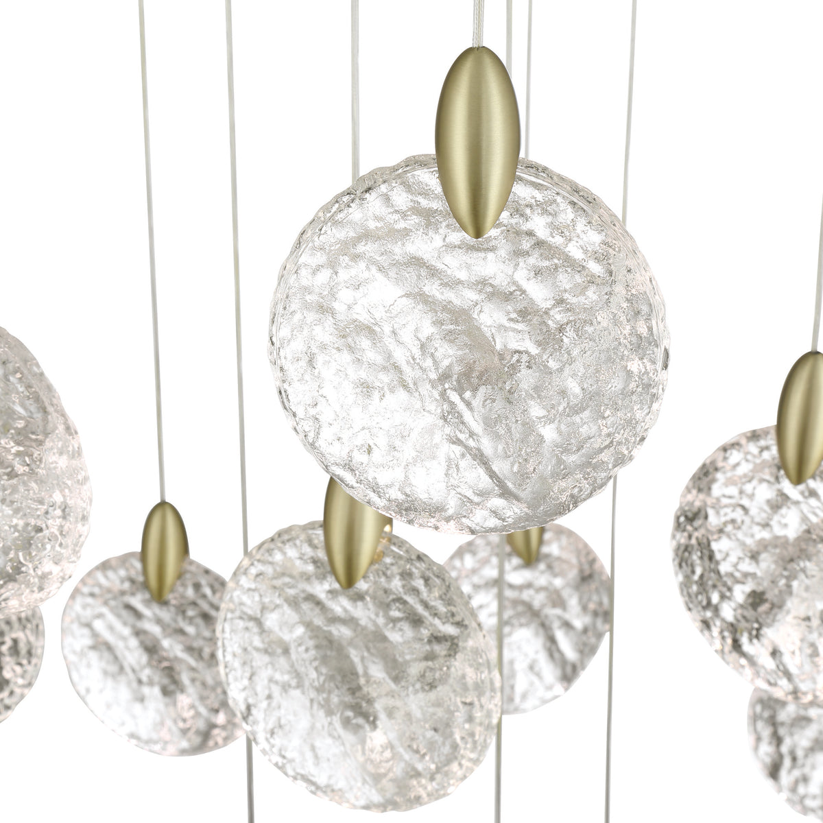Snowflake 13 Light Integrated LED Chandelier
