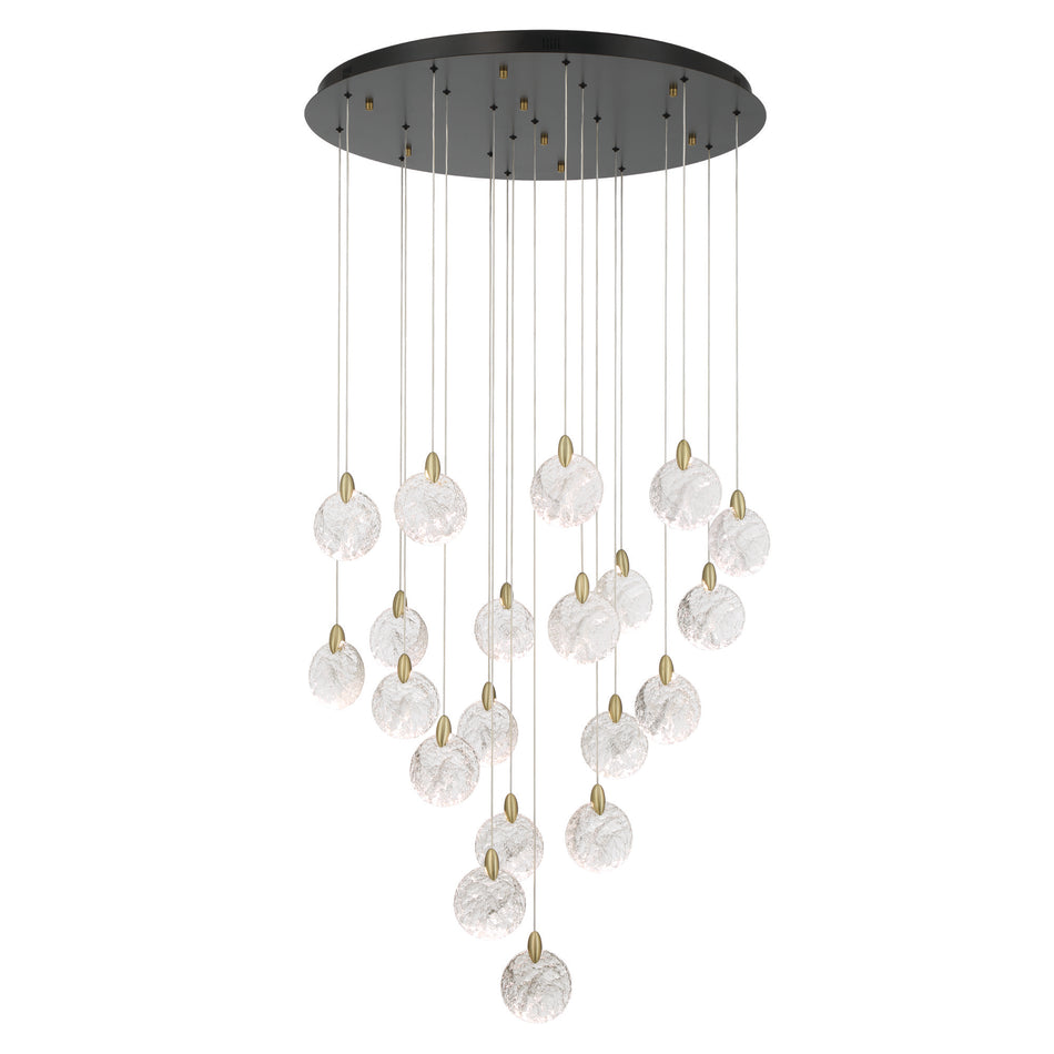 Snowflake 20 Light Integrated LED Chandelier