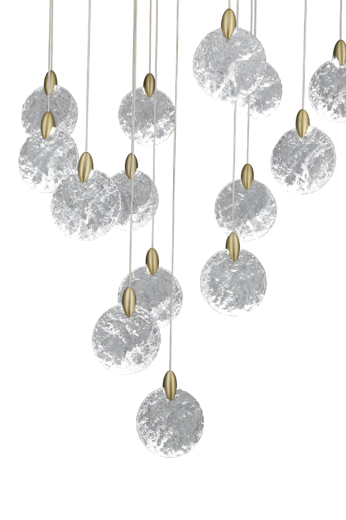Snowflake 20 Light Integrated LED Chandelier