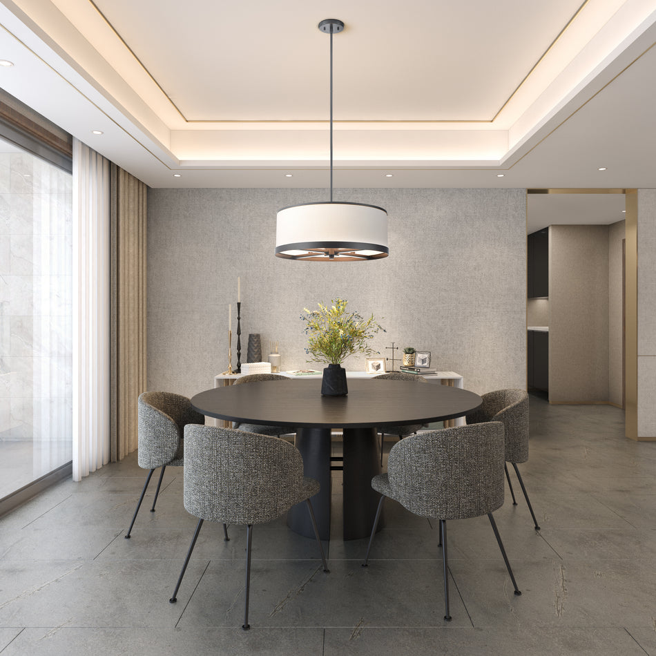 High Street 4 Light Chandelier 18"