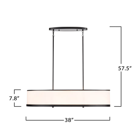 High Street 8 Light Island Light 15"